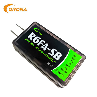 6 Channel Futaba 2.4 Ghz Fasst Receiver Compatible SBUS  3PM 3PKS 3VCS 3GR 4PKS Corona R6FA-SB