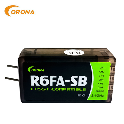 6 Channel Futaba 2.4 Ghz Fasst Receiver Compatible SBUS  3PM 3PKS 3VCS 3GR 4PKS Corona R6FA-SB